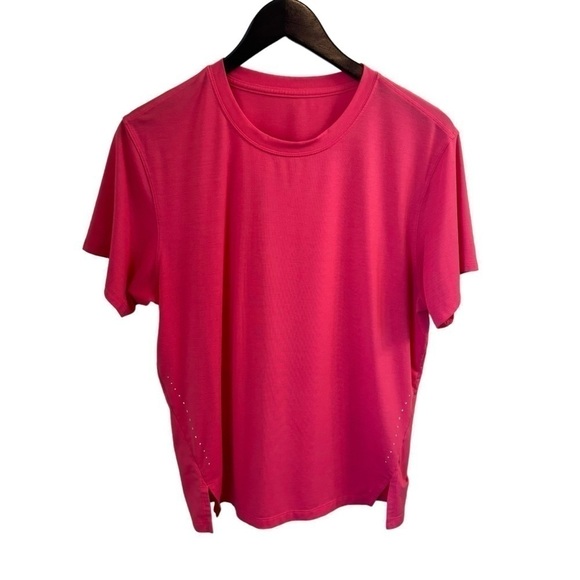Lululemon Women's Pink Short Sleeve‎ Crew Neck T-shirt - Picture 1 of 7